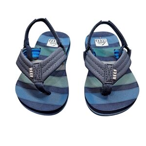 Reef Striped Flip Flops For Toddler